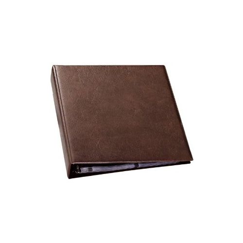 Визитница на 4-х кольцах Durable "VISIFIX" на 400 визиток, А4, коричневая   / Визитницы настольные №2