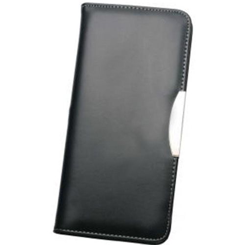 Визитница 4-х рядная Centrum на 128 визиток, гладкая кожа, черная / Визитницы настольные