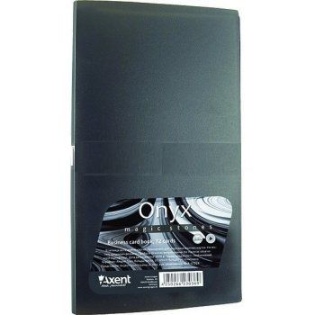 Визитница 3-х рядная Axent "Onyx" на 72 визиток, 190*110 мм, пластиковая, серая / Визитницы настольные oe.kz Визитница 3-х рядная Axent "Onyx" на 72 визиток, 190*110 мм, пластиковая, серая / Визитницы настольные