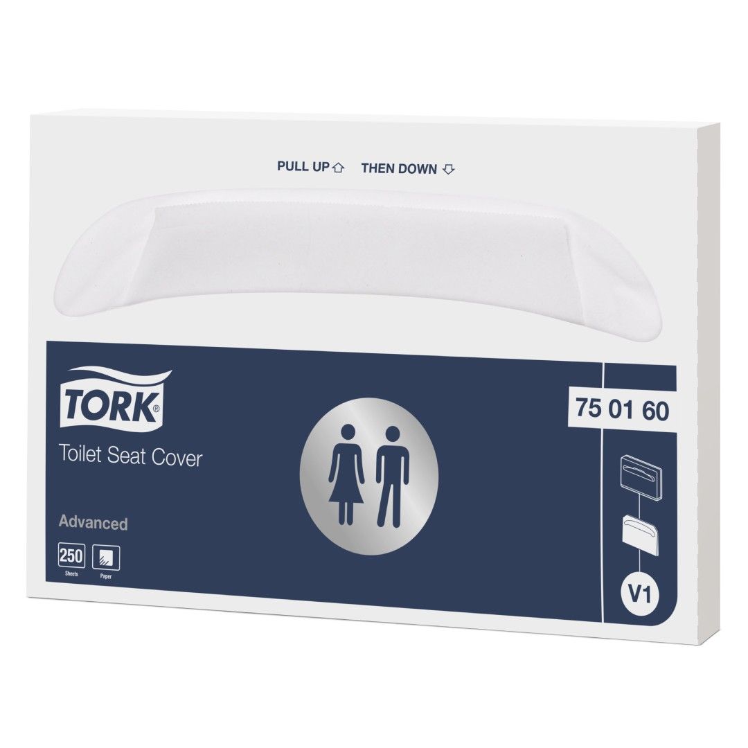 Покрытия на унитаз Tork "Advanced. V1", сложение 1/2, 36*42,5 см, 250 шт/упак, белые / Покрытия на унитаз №2 oe.kz Покрытия на унитаз Tork "Advanced. V1", сложение 1/2, 36*42,5 см, 250 шт/упак, белые / Покрытия на унитаз №2