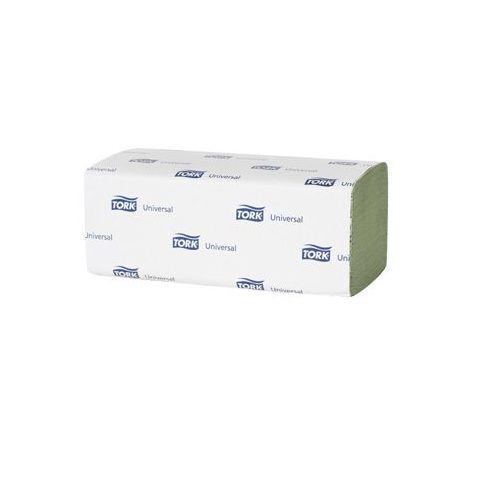 Бумажные полотенца Tork Universal (зеленые, сложение ZZ) / Полотенца для диспенсеров
