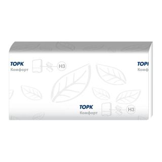 Қағаз сүлгілер Tork "Singlefold", 200 дана, 2 қабатты, 23*23 см, V-бүктелу, ақ / Диспенсерлерге арналған сүлгілер