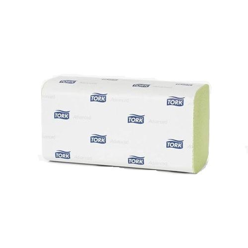 Бумажные полотенца Tork Advanced (зеленые, сложение ZZ)  / Полотенца для диспенсеров