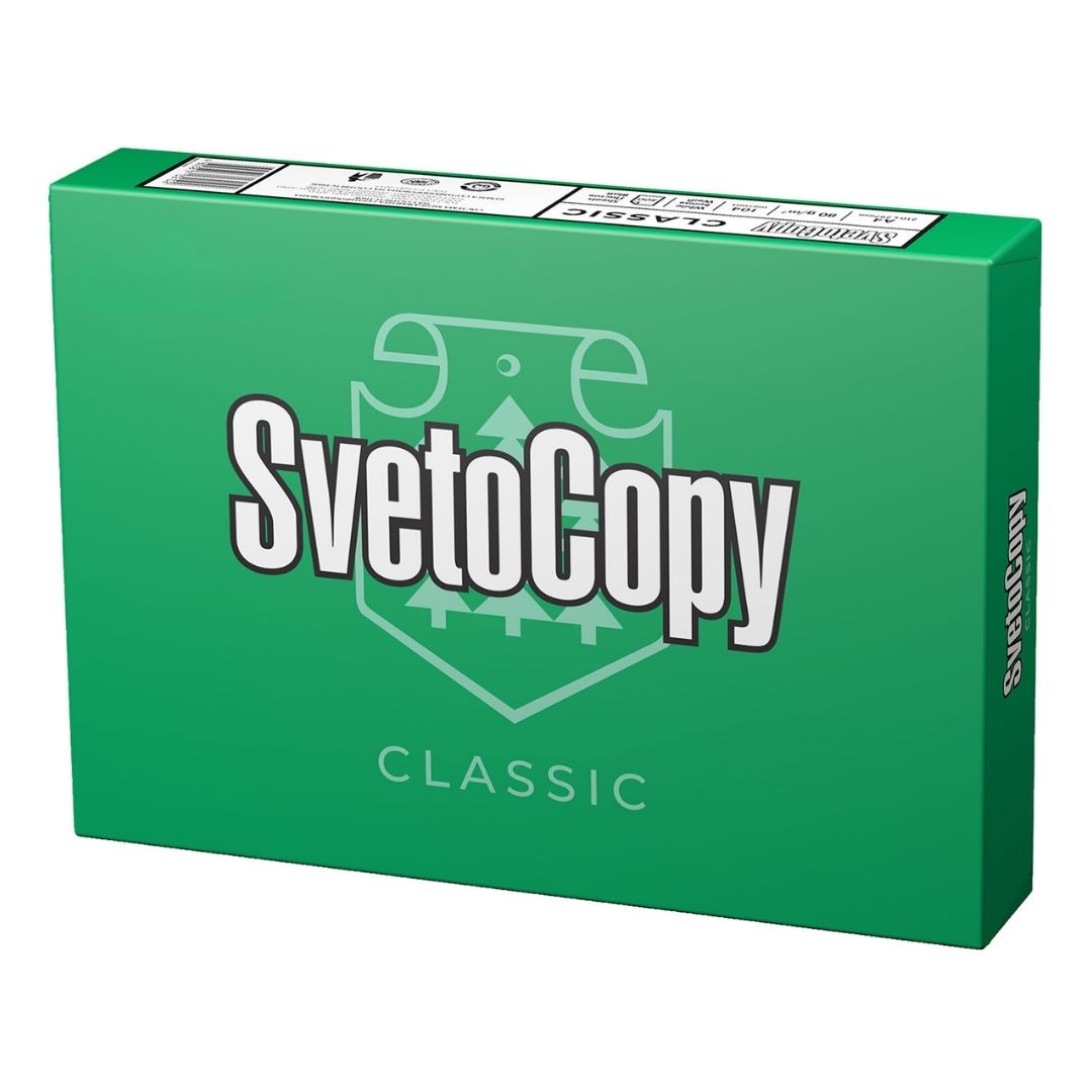 Бумага SvetoCopy, А4, 80 гр/м2, 500 листов в пачке / Бумага офисная А4
