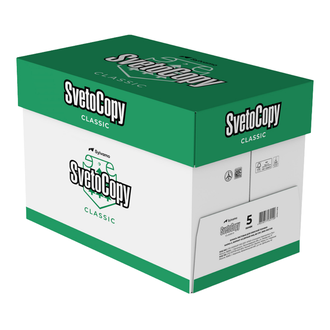 Бумага SvetoCopy, А3, 80 гр/м2, 500 листов в пачке / Бумага офисная А3 №3