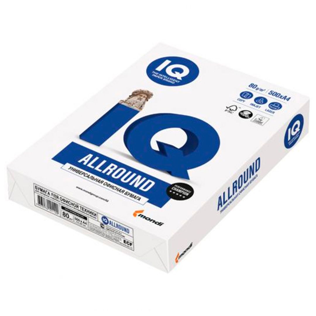 IQ Allround қағазы, А4, 72 гр/м2, 500 парақ