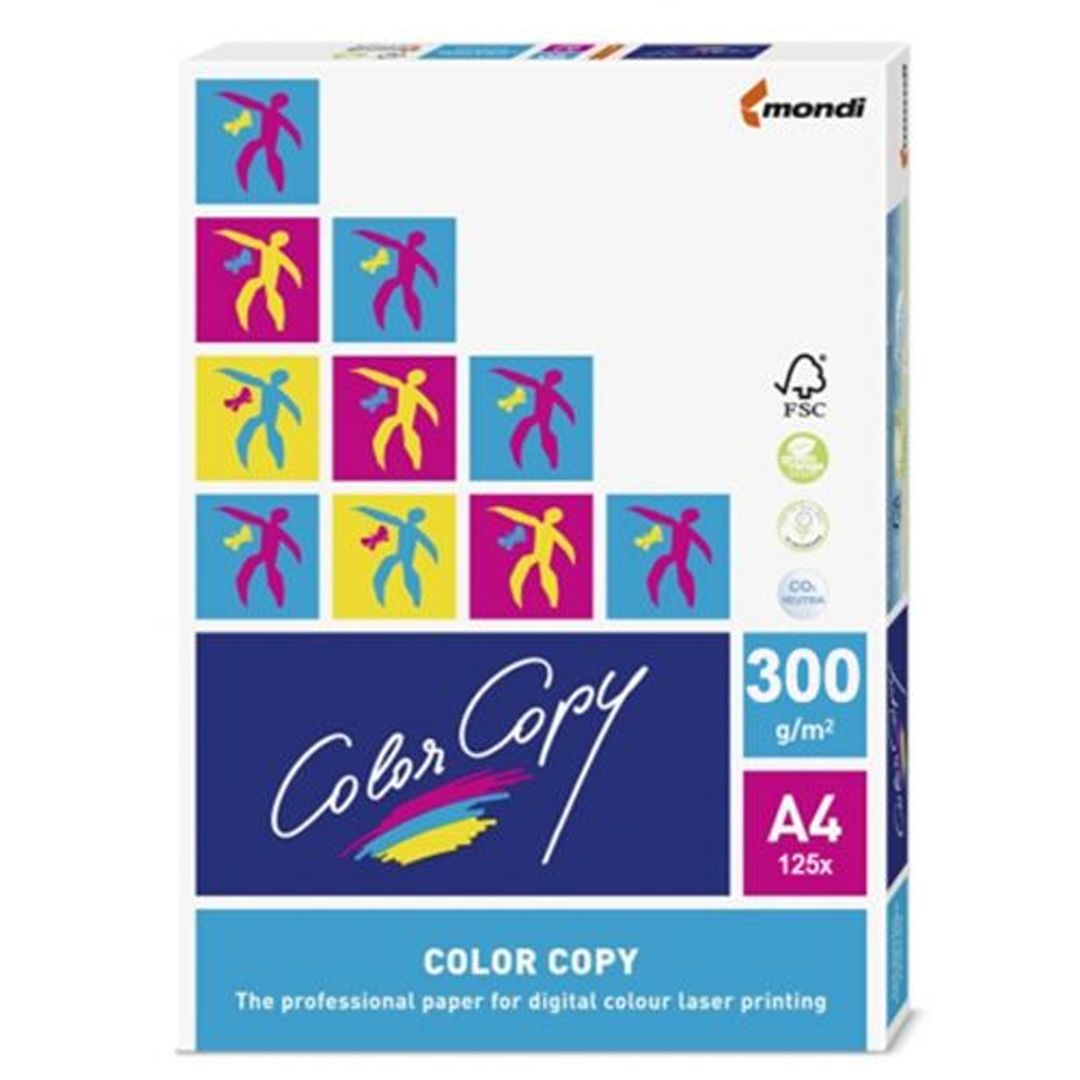 Бумага Color Copy, A4, 300 гр/м2, 125 листов в пачке, матовая / Бумага офисная премиум класса №2
