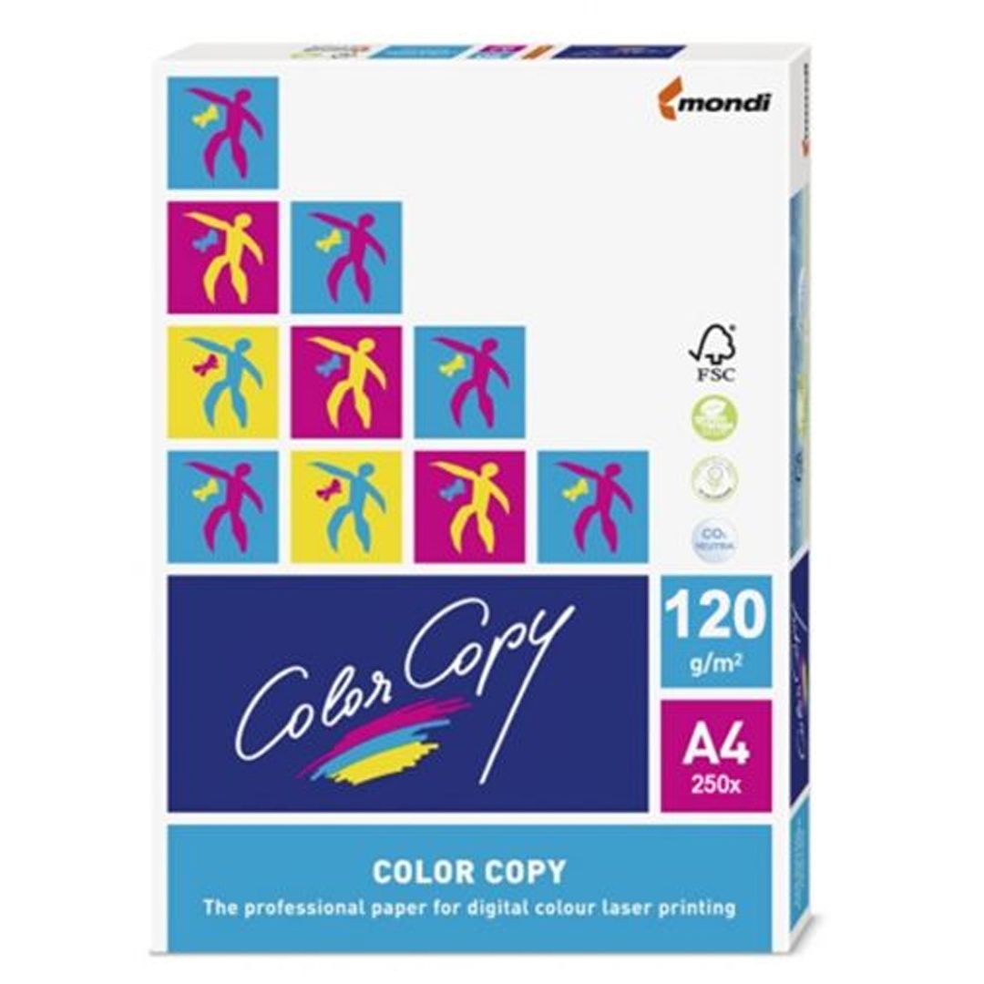 Color Copy қағазы, A4, 120 гр/м2, бумада 250 парақ, күңгірт