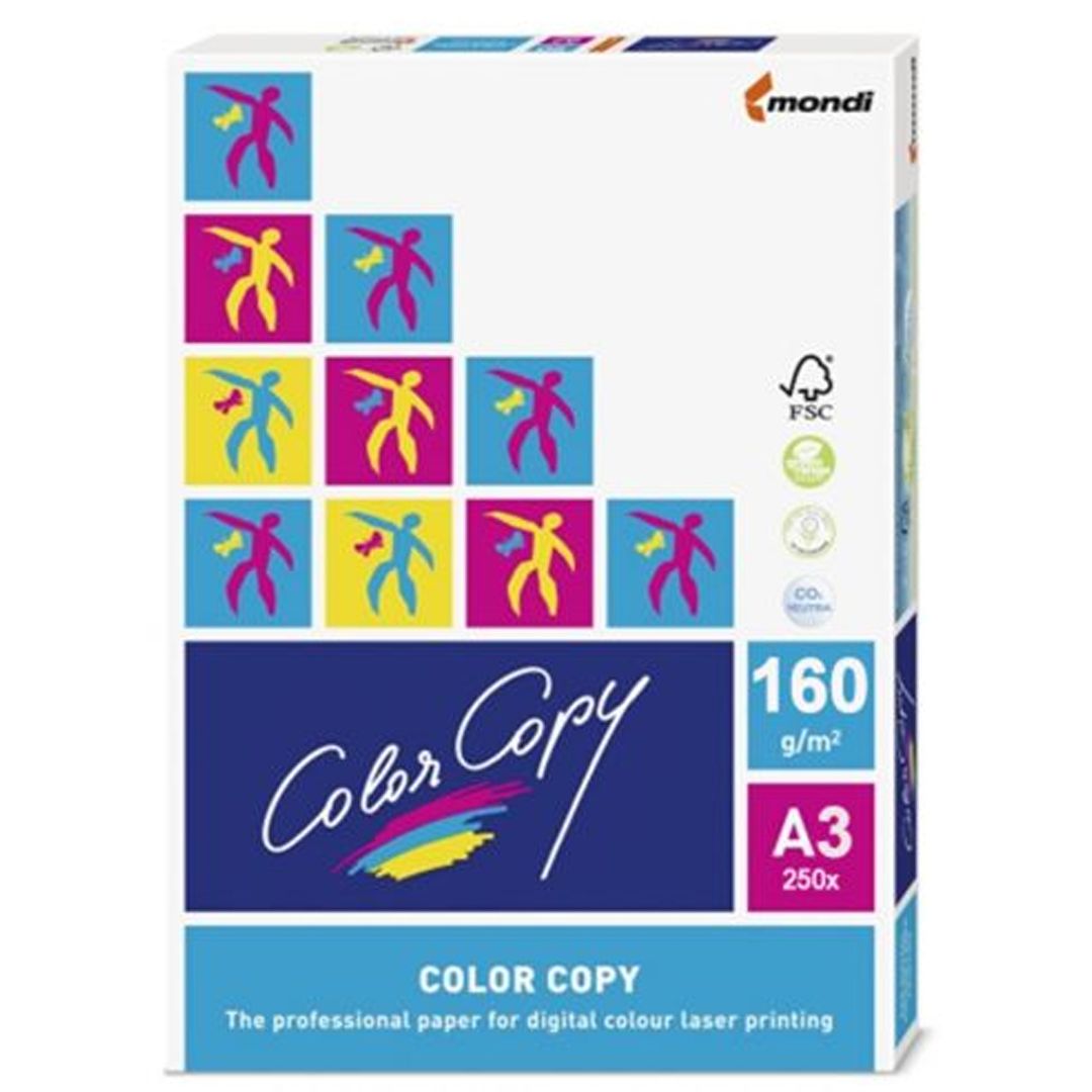 Бумага Color Copy, A3, 160 гр/м2, 250 листов в пачке, матовая / Бумага офисная премиум класса №2
