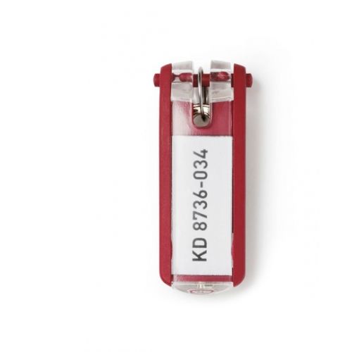 Брелок для ключей Durable, 6 шт., ассорти / Бирки для ключей