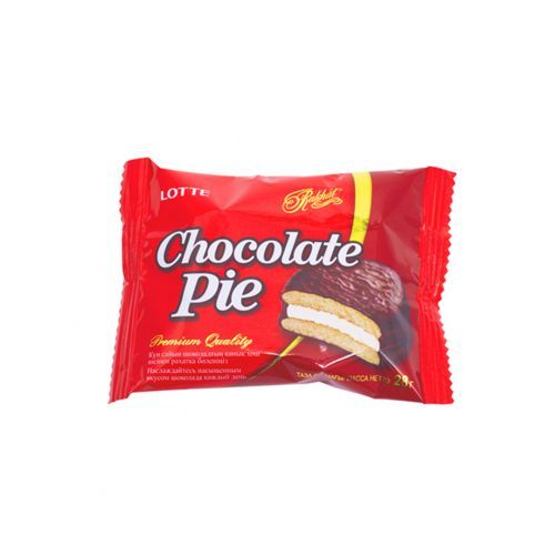 Бисквит Lotte "Chocolate-Pie", 168 гр, 6 штук в коробке