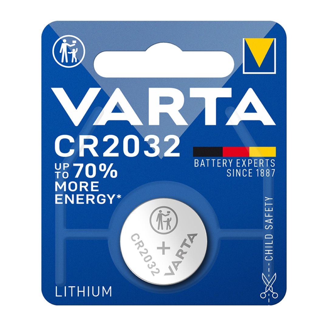 Батарея Varta Professional Electronics дискілі CR2032, 3V, 3,2*20 мм, 1 дана, баға бір дана үшін