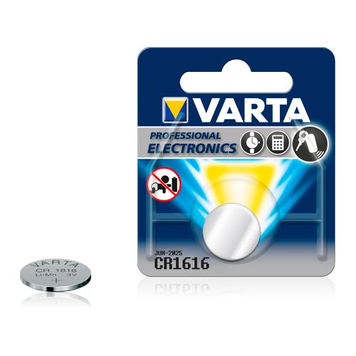 Батарейка Varta Professional Electronics дисковые CR1616, 3V, 1,6*16 мм, 1 шт., цена за штуку