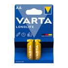 Батарейки Varta LONGLIFE Mignon пальчиковые AA LR06, 1.5V, 2 шт./уп, цена за упаковку