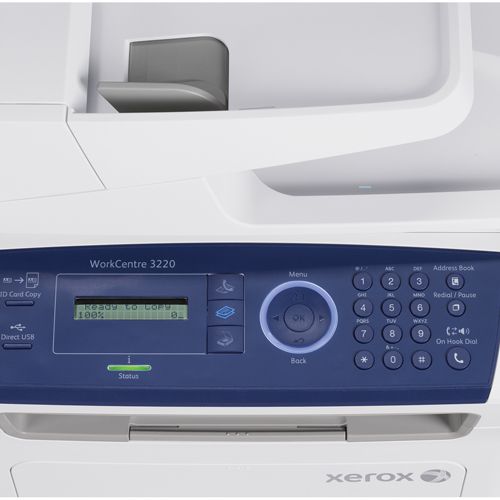 МФУ лазерное XEROX "3220DN"  (принтер, сканер, копирование, факс), А4, 28 стр./мин / Лазерные монохромные №5