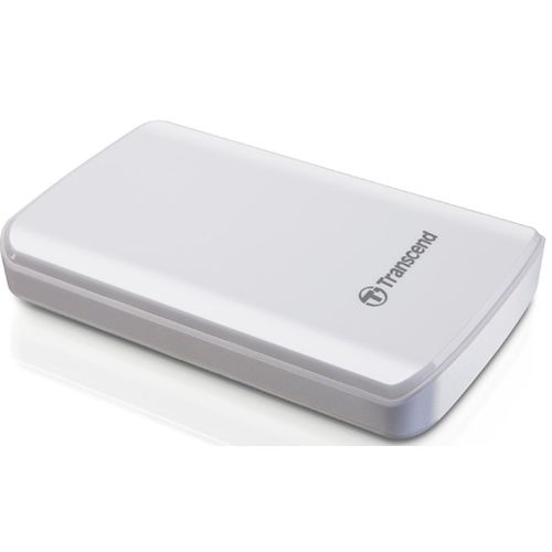 USB HDD External 1000Gb 2.5", Transcend StoreJet 25D2, SATA, White