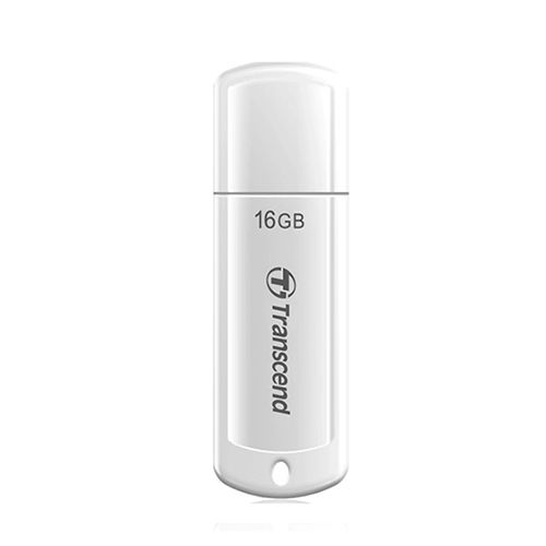 USB-флешка 16 Gb, Transcend "JetFlash 370", USB 2.0, белая