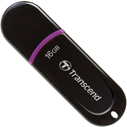 USB-флешка 16 Gb, Transcend "JetFlash 300", USB 2.0, черная