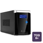 ИБП SVC V-1200-F-LCD, Smart, USB, 1200ВА/720Вт, черный