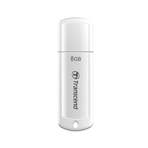 USB-флешка 8 Gb, Transcend "JetFlash 370", USB 2.0, белая