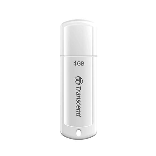 USB-флешка 4 Gb, Transcend "JetFlash 370", USB 2.0, белая