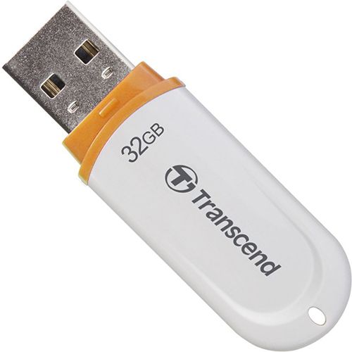 USB-флешка 32 Gb, Transcend "JetFlash 330", USB 2.0, белый