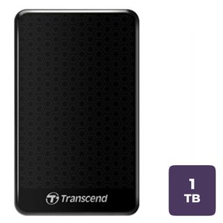 Қатқыл диск 1 TB, Transcend ''StoreJet 25A3'', 2.5" HDD, USB 3.1, қара / Сыртқы қатқыл дискілер