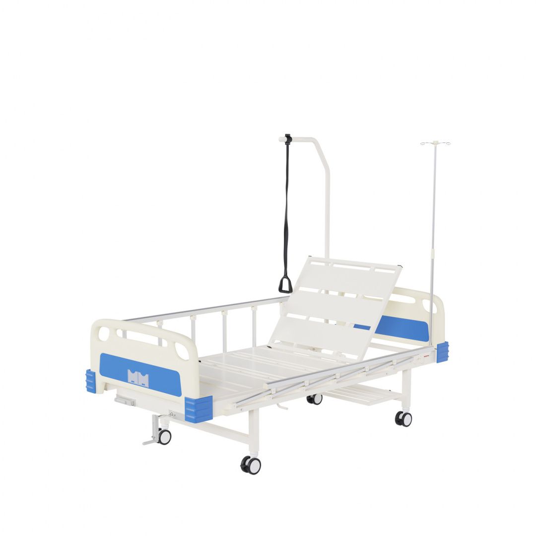 Медициналық кереует KZMED 204M-ABS, өлшемі 2040*970*845 мм, ақ