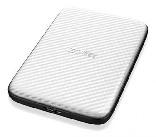 Silicon Power SP500GBPHDD20S3W, 2,5" 500GB, "Diamond D20" USB3.0 (White).