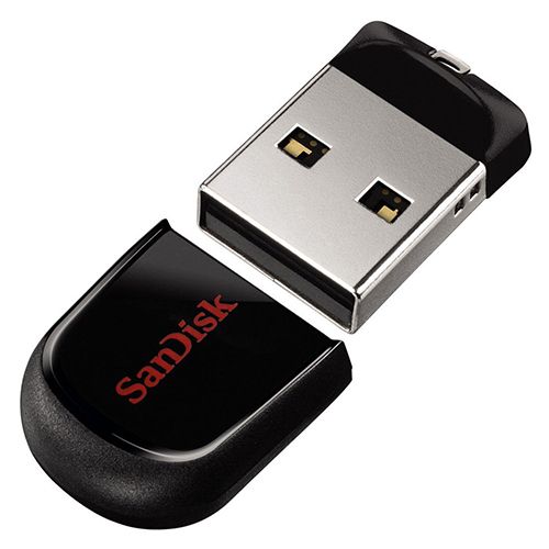 USB-флешка 8 Gb, SanDisk "Cruzer Fit", USB 2.0, черная