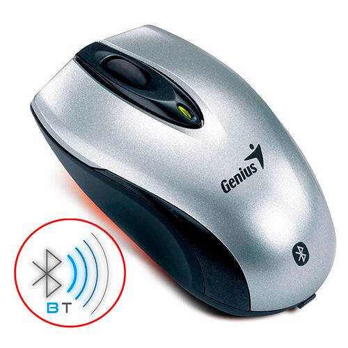 Mouse Wireless, Navigator 900BT, USB, mini, Silver, Optical, Bluetooth, 800dpi,Genius.
