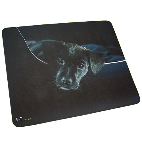 Mouse pad V-T(Puppy), Ткань на резиновой основе. Размер: 240*200*3мм.