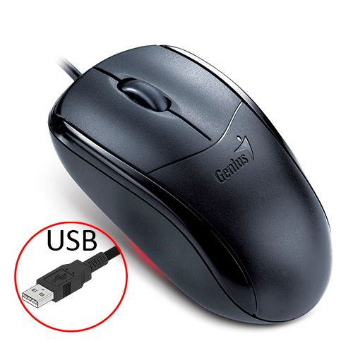 Mouse Optical, NetScroll 110 X, USB, Black, Genius,G5.