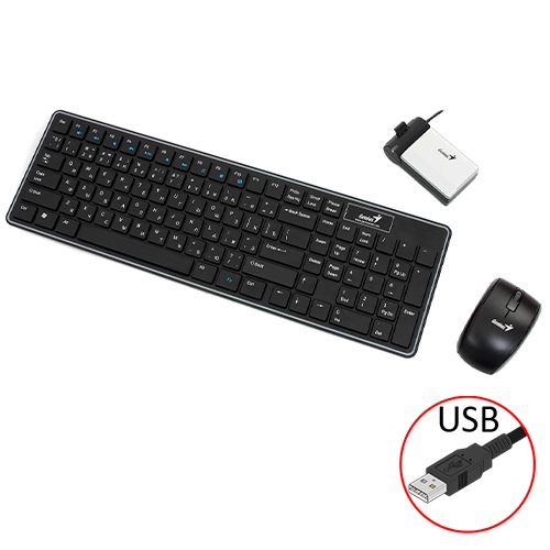 Keyboard LuxeMate R820, USB,Black,Kaz,Genius.
