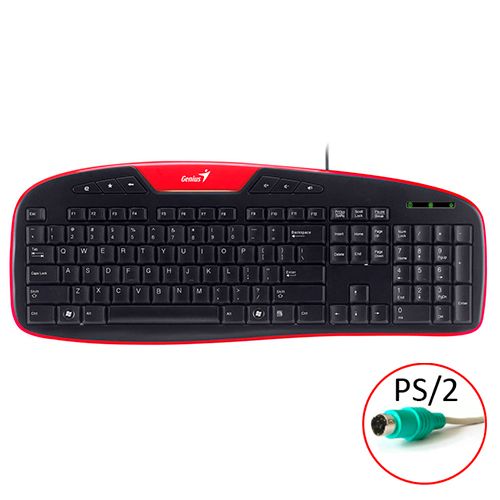 Keyboard KB-M205 Red, PS2,Kaz,CB, Genius.