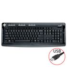 Keyboard KB-350E Black, USB,kaz/rus,eng, Genius.