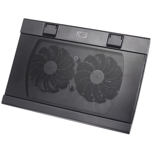 Подставка для ноутбука DeepCool "Wind Pal FS", USB хаб + 2 USB порта, 17", черная / Подставки для ноутбуков №3