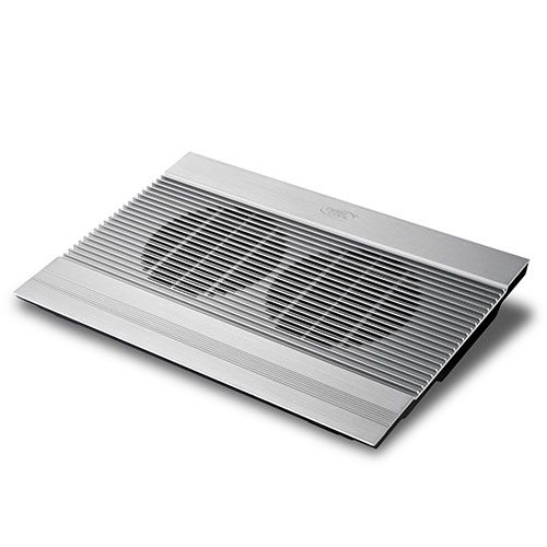 Подставка для ноутбука DeepCool "N8 Ultra", USB хаб + 3 USB порта, 17", серебристый / Подставки для ноутбуков №2