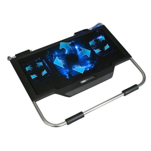 Подставка для ноутбука DeepCool "N2000 TRI", USB порт, 15.4", черный / Подставки для ноутбуков №3 oe.kz Подставка для ноутбука DeepCool "N2000 TRI", USB порт, 15.4", черный / Подставки для ноутбуков №3