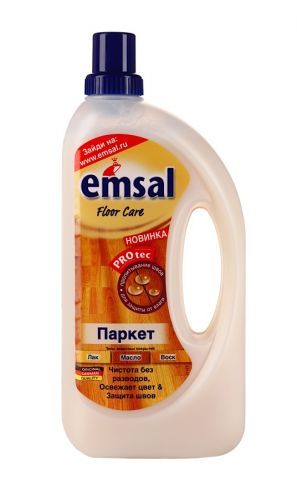 Средство для ухода за паркетными полами Emsal "PRO tec", 1000 мл / Чистящие средства №3