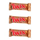 Шоколадные батончики Twix Мультипак, 3 шт/упак, 165 гр