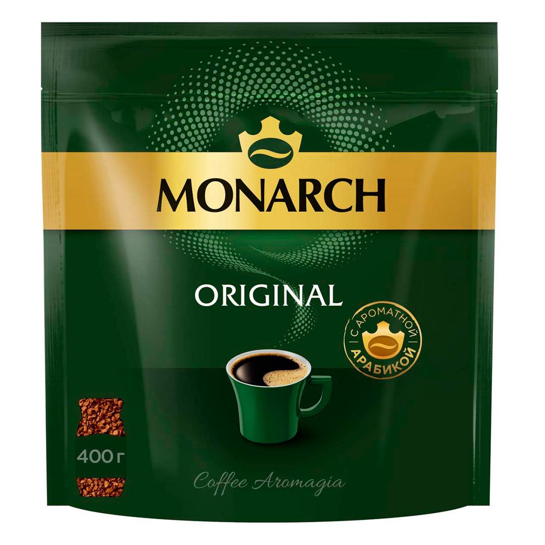 Кофе растворимый Monarch Original, 400 гр, вакуумная упаковка