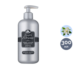 Сұйық крем-сабын Tesori d'Oriente "Ақ мускус", мөлшерлегішпен, 300 л / Сұйық сабындар