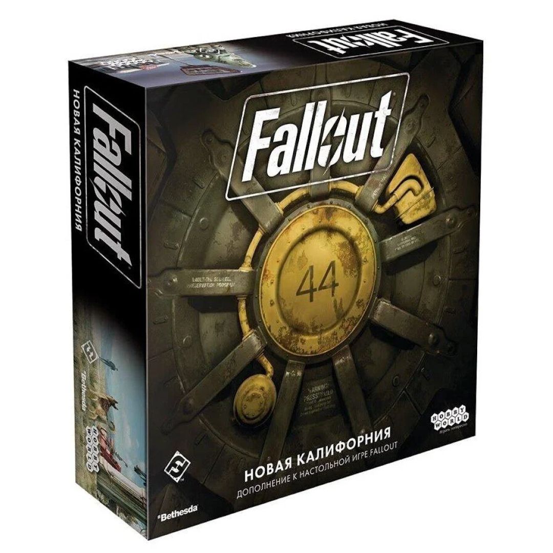 Игра настольная Hobby World "Fallout: Новая Калифорния", дополнение к игре, картонная коробка / Конструкторы