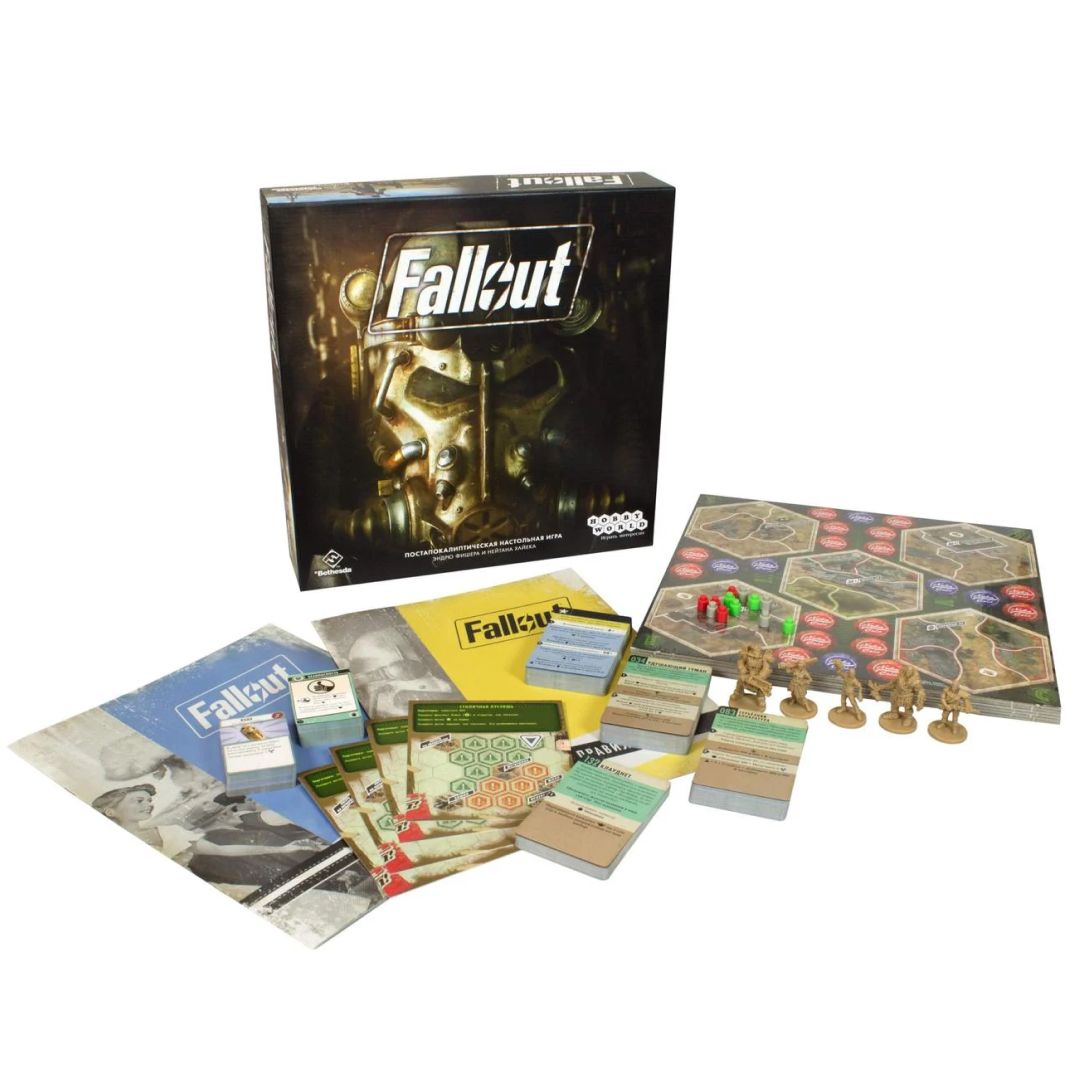 Игра настольная Hobby World "Fallout", картонная коробка / Конструкторы №2