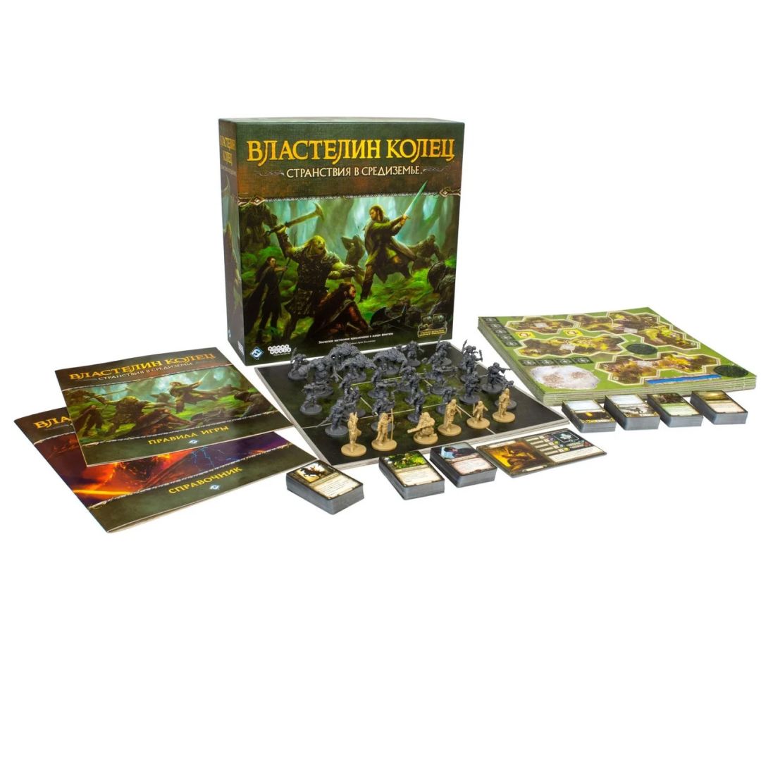 Игра настольная Hobby World "Властелин колец: Странствия в Средиземье", картонная коробка / Конструкторы №2