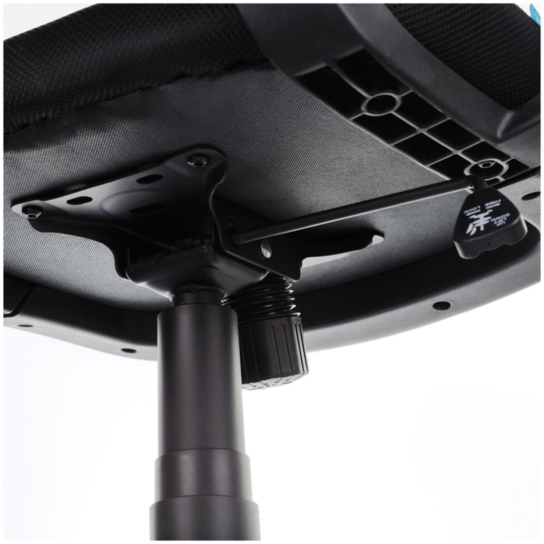 Қызметкерлер креслосы Helmi HL-M02 "Step", мата, торлы, қара / Қызметкерлерге арналған креслолар №6