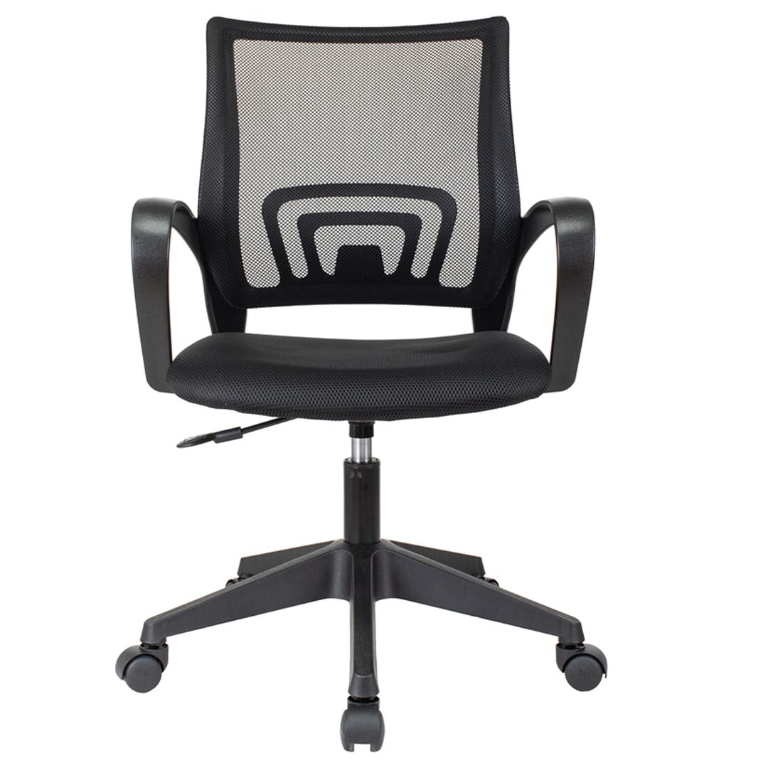 Кресло для персонала Helmi HL-M95 R "Airy", ткань черная, сетка, пластик черный / Кресла для персонала №2