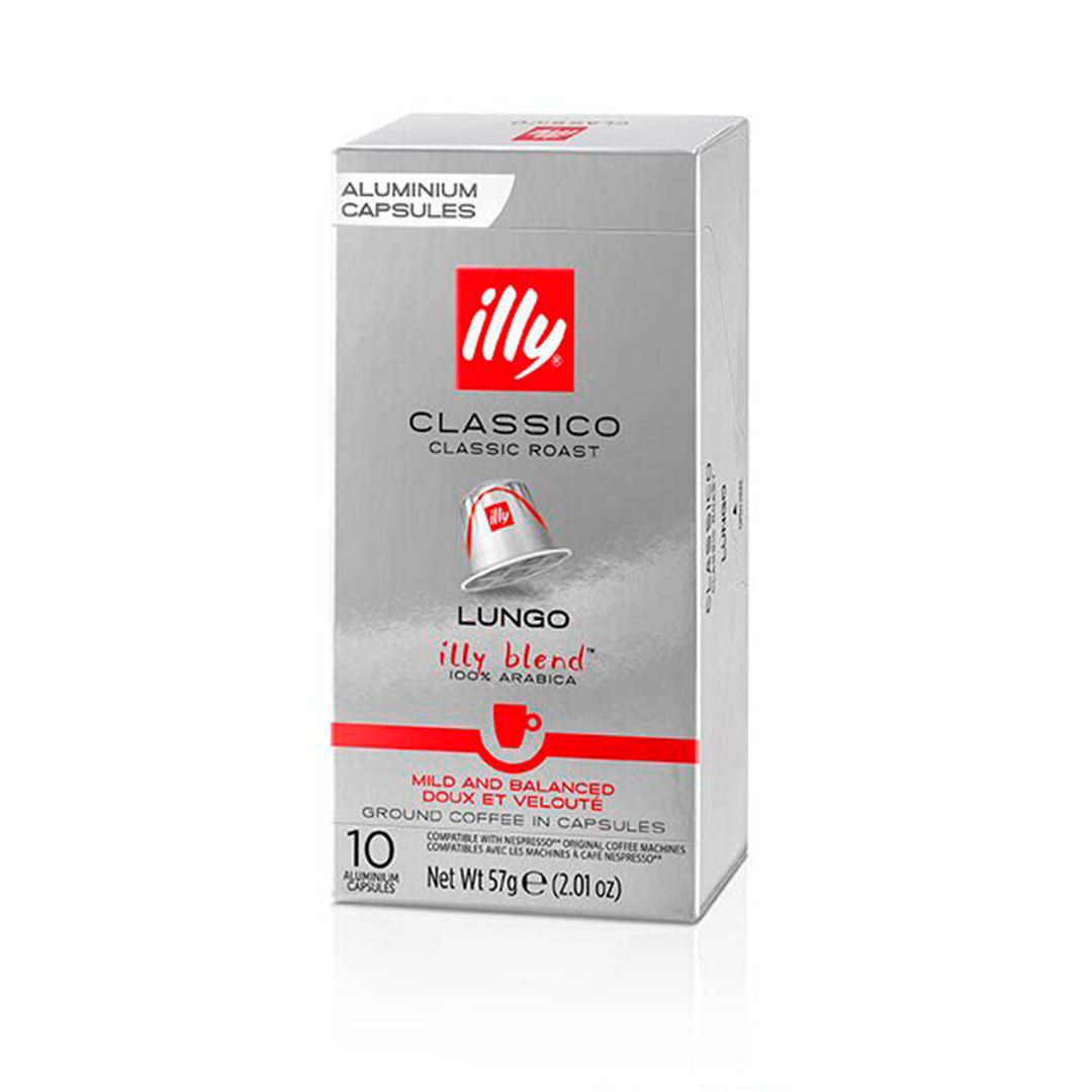 Купить Кофе в капсулах Illy Lungo Classico, для кофемашин Nespresso, 10 ...