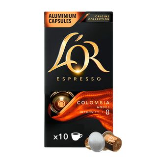 Кофе в капсулах L'or Espresso Columbia, для кофемашин Nespresso, 10 капсул / Кофе и чай в капсулах